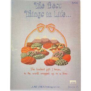 June Grigg Designs Counted Cross Stitch The Best Things In Life Book 15 Vintage